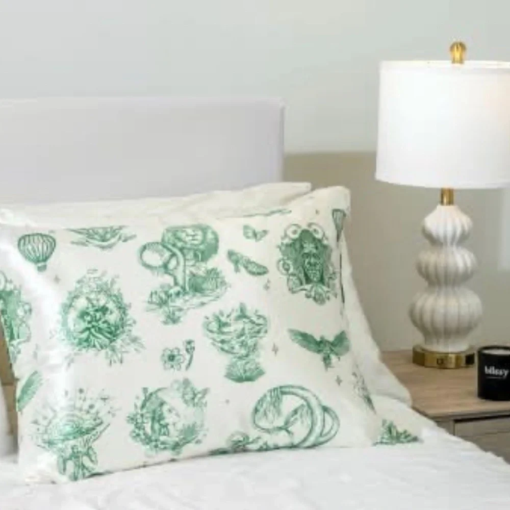 Blissy Green Pillowcase